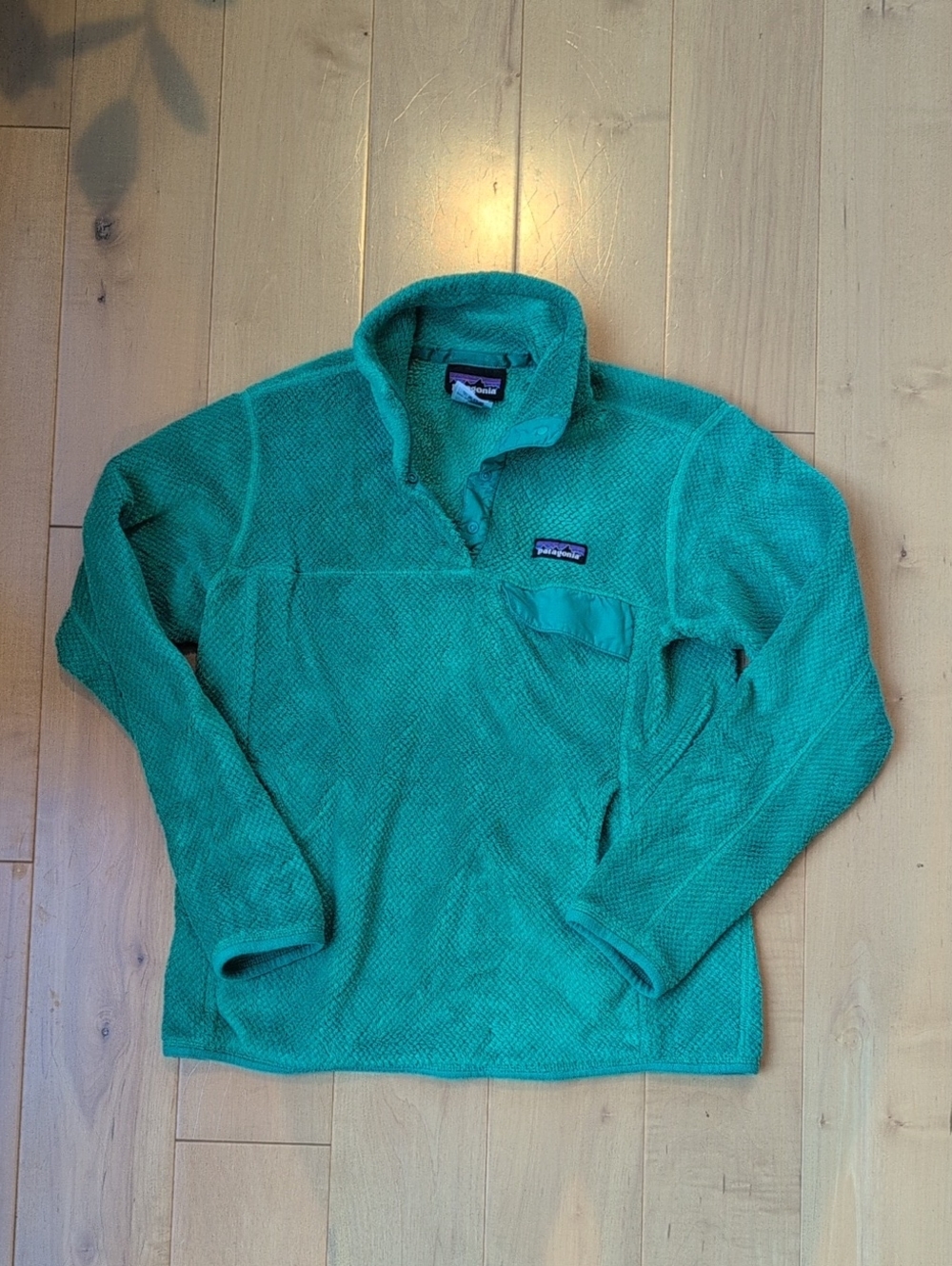 Patagonia Green Quarter-Snap Fleece Pullover